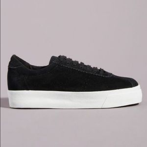 Superga Suede Platform Sneakers New
